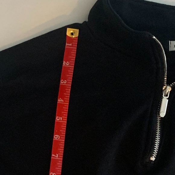 EUC Koko Super Women’s Black 1/2 Zip Pullover Cropped Sweatshirt Size M - Picture 10 of 13